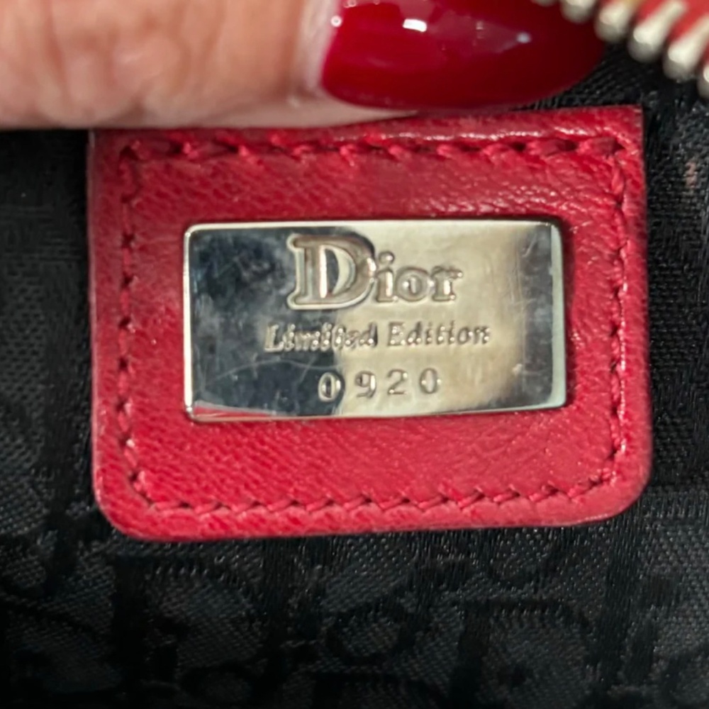 Authentic Dior Mulitcolour Canvas Le Victim Mini Saddle Bag Pochette - Picture 8 of 9
